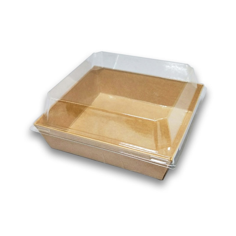 5入方型透明輕食盒