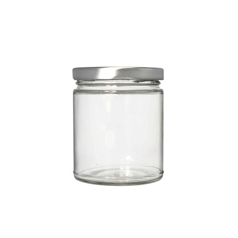 圓螺牙玻璃罐270ml（銀蓋）